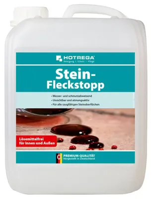Produktbild von HOTREGA Stein Fleckstopp 5 Liter - Imprägnierung für Naturstein und Kunststein