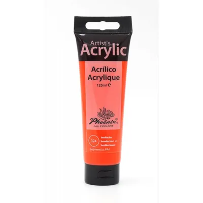 Produktbild von Phoenix Acrylfarbe, 125 ml, Zinnoberrot