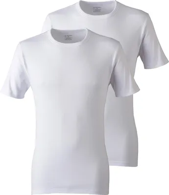 Produktbild von Jockey Herren T-Shirts, 2er Pack - Modern Classic Round Neck T-Shirt, Baumwolle. Fitted Weiß 2XL