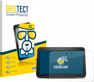 Produktbild von BROTECT Schutzglas für Amazon Echo Show 8 2023 (3. Gen.) Schutzfolie Panzer Folie Glas Display Schutz klar