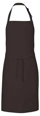 Image de Link Kitchen Wear - Tablier, couleur unie LT5929 (taille unique) (noir)
