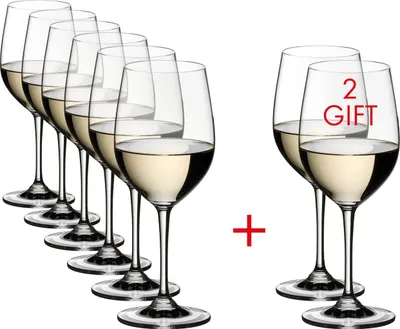 Image de RIEDEL - Vinum Viognier/ Chardonnay Glas 37 cl, Vorteilsset - Kauf 8 Zahl 6