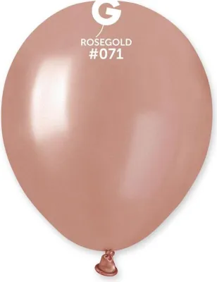 Image de Ballon en latex MINI - 13 cm - Or rose - Or rose - 1 pc