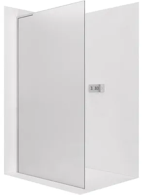Immagine prodotto di CERANO - Box doccia Walk-in Onyx con montante sinistro - 8 mm - cromato, vetro smerigliato - 60x200 cm
