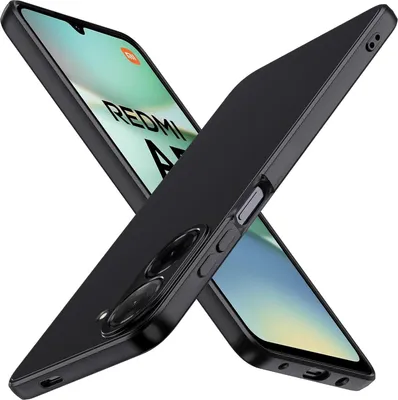 Two black phone cases are shown diagonally, overlapping each other, against a white background. The screen of one of the phones is visible, displaying text.