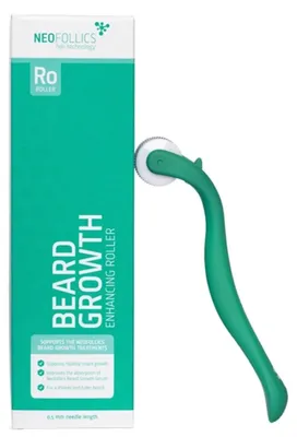 Produktbild von Neofollics – Roller zur Förderung des Bartwachstums – Klinisch erprobte Mikroneedling-Technologie für verbessertes Bartwachstum