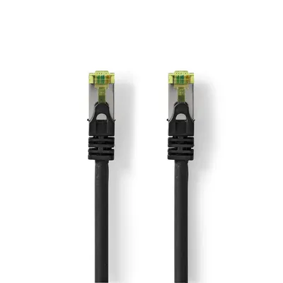 Immagine prodotto di Cavo di rete CAT7 | S / FTP | RJ45 maschio | RJ45 maschio | 3.00 m | Snagless | Tondo | LSZH | Nero | Label