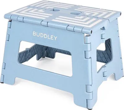 Image de Escabeau pliant 23 cm antidérapant pour la cuisine, la salle de bains et le garage