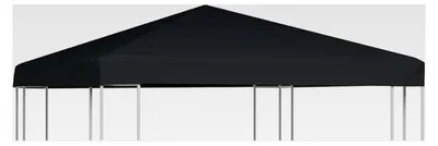 Produktbild von Pavillondach 310 g/m² 3x3 m Grau