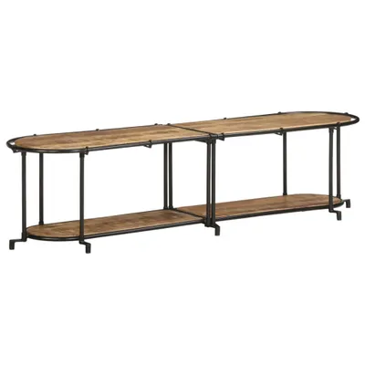 Produktbild von TV-Regal 160x42x40 cm Raues Mangoholz