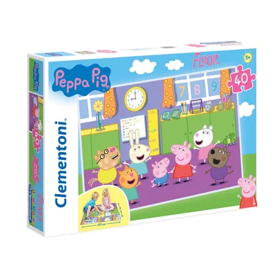 Obrázek produktu pro Clementoni puzzle 40 Podłog.SuperKolor PeppaPig 25458