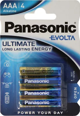 Produktbild von Panasonic Xtreme Power LR03 (4 pack), Einwegbatterie, Alkali, 1,5 V, 10,5 mm, 10,5 mm, 44,5 mm