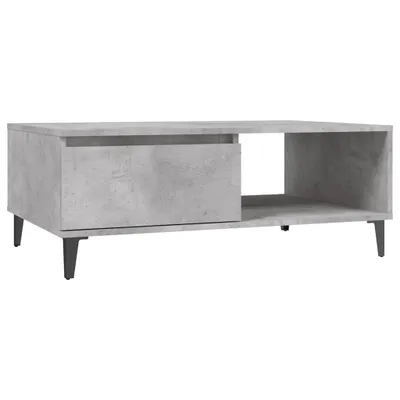 Immagine prodotto di Tavolino da caffè grigio cemento 90x60x35 cm materiale a base di legno