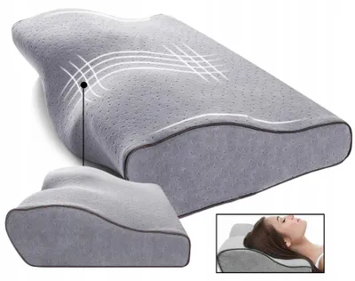 Produktbild von Ergonomische Memory-Schaum-Kissen für Nacken und Rücken