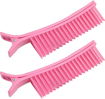 Produktbild von 1/2/3/4 Stück Haarschnitt-Griffklammern Professionelle Haarstylisten-Klammer Haarscheitelkammklammern für das Haareschneiden und Färben im Salon
