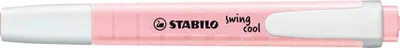 Obrázok produktu pre STABILO swing cool Pastel, 1 kusov, Ružová, Hrot dláta, Ružová, Biela, 1 mm, 4 mm
