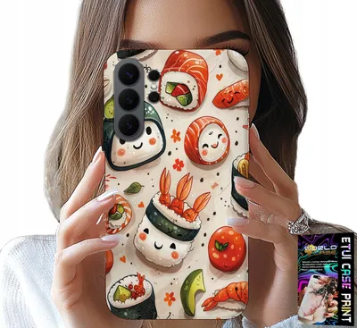 Image de Etui Do Samsung Galaxy S26 Ultra - Słodkie Uśmiechnięte Sushi Obudowa Case