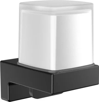 Produktbild von emco cue Flüssigseifenspender, satiniert, schwarz, 322113300