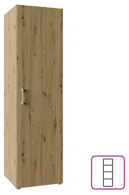 Obrázok produktu pre Kondela Policová skriňa Romer New Typ 1 1D - dub artisan