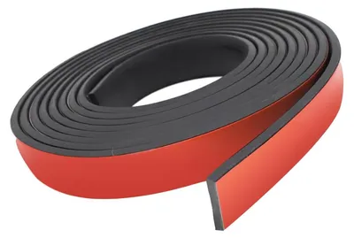Obrázok produktu pre Gumová páska 20 mm x 3 mm x 3 m, Neopren, Samolepiaca, Na ochranu podlahy