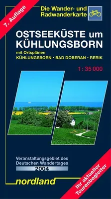 Obrázok produktu pre Pobrežie Baltského mora v okolí Kühlungsbornu 1 : 35 000