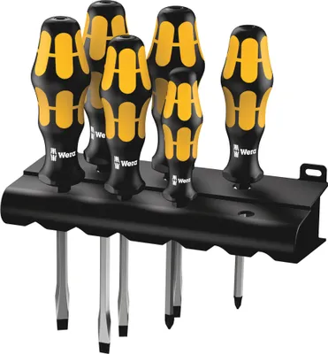 Produktbild von Wera 932 S/6 Schraubendrehersatz Kraftform 6-teilig
