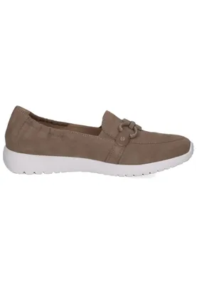 Produktbild von Caprice Damen Slipper Zierspange Wechselfußbett Leder 9-24708-42, Größe:40 EU, Farbe:Braun