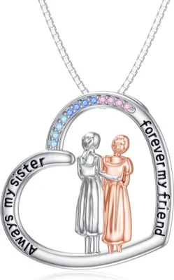 Immagine prodotto di collana con ciondolo in argento 925 Regalo per la sorella