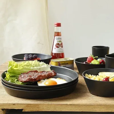 Produktbild von Famanu Servierset 12-teilig - Leichtgewichtig, bruchsicher, für Kinder geeignet