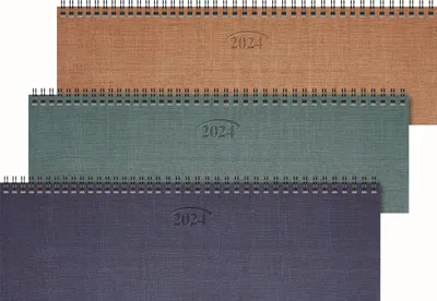 Produktbild von 2024 BRUNNEN Querterminbuch33x10cm sort Register