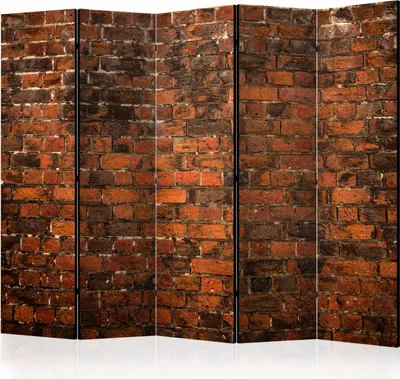 Image de Cloison acoustique en briques Photo Paravent 225x172 cm imprimé recto-verso sur toile intissé Mousse acoustique Cloison Paravent Espagnol Brise-vue Bureau à domicile Effet 3D Mur en pierre f-B-0128-z-c