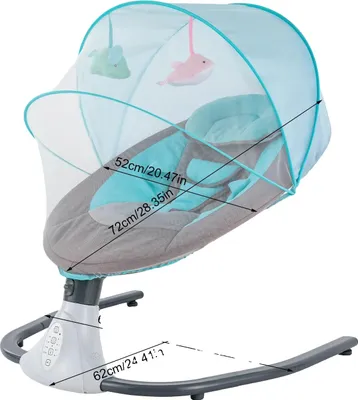 Obrázek produktu pro Dětská houpačka, multifunkční design, dálkové ovládání, S-Y608