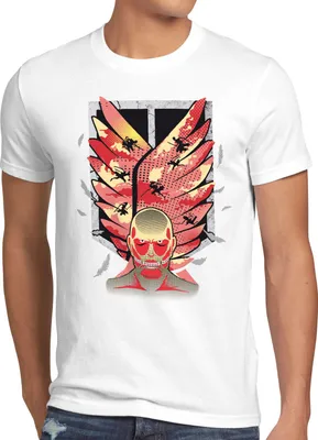Produktbild von style3 Attack Wings Herren T-Shirt Aufklärungstruppe AoT