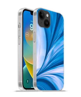 Produktbild von MuchoWow® Handyhülle Schutzhülle Hülle für Apple iPhone 14 Plus - Soft case Blau - Abstrakt - Design Silikon Softcase Handy Hülle - Abbildung