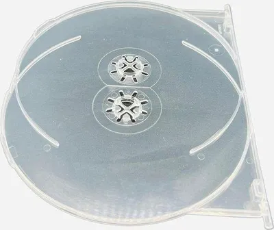 Produktbild von Famanu DVD-Hülle 2-Disc Klar - Standard Amaray DVD Case - Halter für 3 Discs