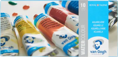 Immagine prodotto di Set di acquerelli Van Gogh con 10 colori in tubetti da 10 ml