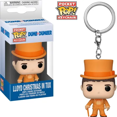 Produktbild von Dumm und Dümmer Dumb and Dumber - Lloyd Christmas in Tux - Schlüsselanhänger Funko Pocket POP! Keychain