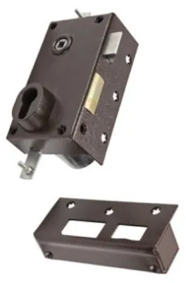 Image de Serrure 3 points 73 A2P* Sans cylindre marron droite - BRICARD - 73078