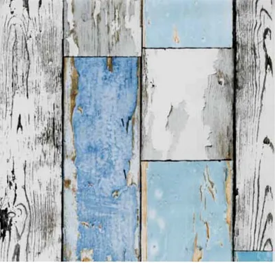 Produktbild von Klebefolie Holzdekor- Möbelfolie Holz Scrapwood blau 0.67 m x 15 m cm Designfolie