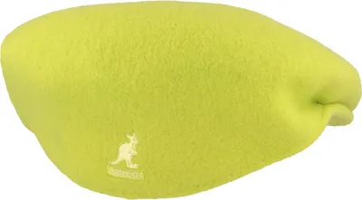 Kangol Flat Cap Schiebermütze 504 aus reiner Wolle in grün