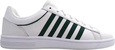 Imagen del producto de Zapatillas deportivas K-Swiss Court Winston para hombre, estilo sneaker de corte bajo, color blanco, ideales para uso diario