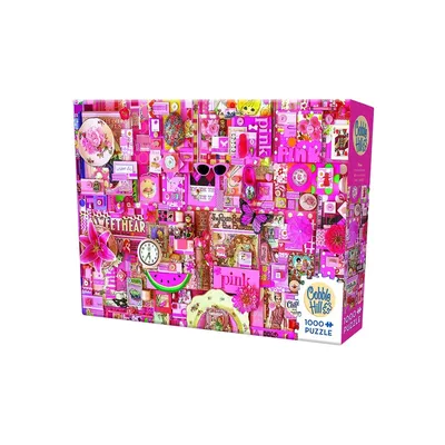 Produktbild von COBBLE HILL Puzzle Farben des Regenbogens: Rosa 1000 Teile