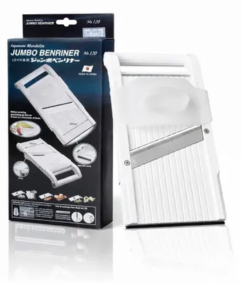 Productafbeelding van Mandoline van roestvrij staal met een lemmetbreedte van 120 mm