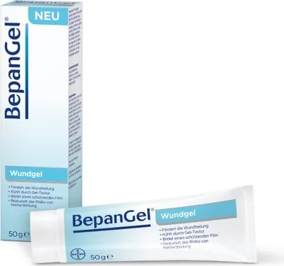 Produktbild von Bayer Vital GmbH, Wundgel, 50 g, 1x Hydrogel, kühlt und fördert Wundheilung, bei Wunden und geschädigter Haut, für die ganze Familie, Medizinprodukt aus der Apotheke, Originalprodukt aus Deutschland