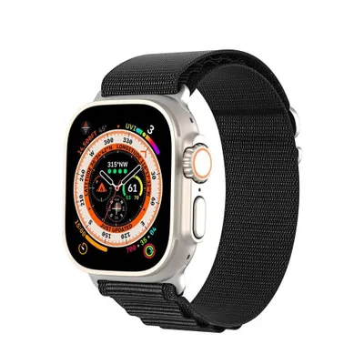 Image de DUX DUCIS GS bracelet en nylon adapté à l'Apple Watch 42 / 44 / 45 / 49 mm noir