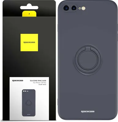 Image de SPACECASE Coque en silicone pour iPhone 7/8 Plus Noir
