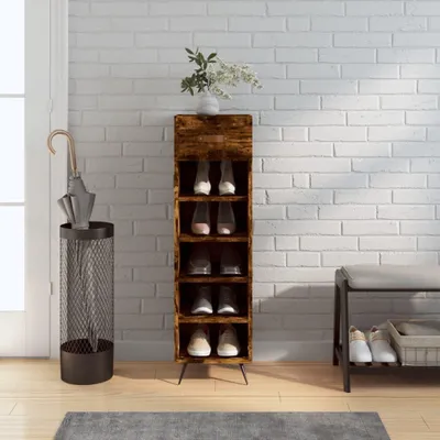 Produktbild von Schuhschrank in Räuchereiche, 30 x 35 x 105 cm, aus Holzwerkstoff