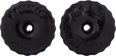 Produktbild von Acavallo Gebissscheiben Schwarz Schwarz One Size