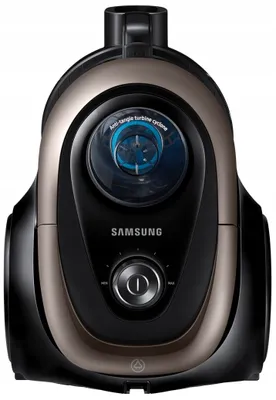 A studio shot of a Samsung vacuum cleaner.