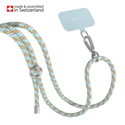 Produktbild von Universelle Premium Handykette URBANY'S Schweizer Qualität "Sky and Sand"